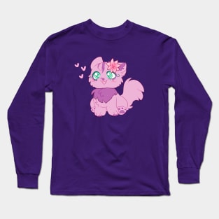 LPS Purple Persian Cat Long Sleeve T-Shirt